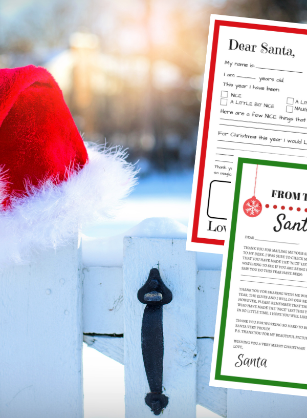 Letters To and From Santa: Free Printables