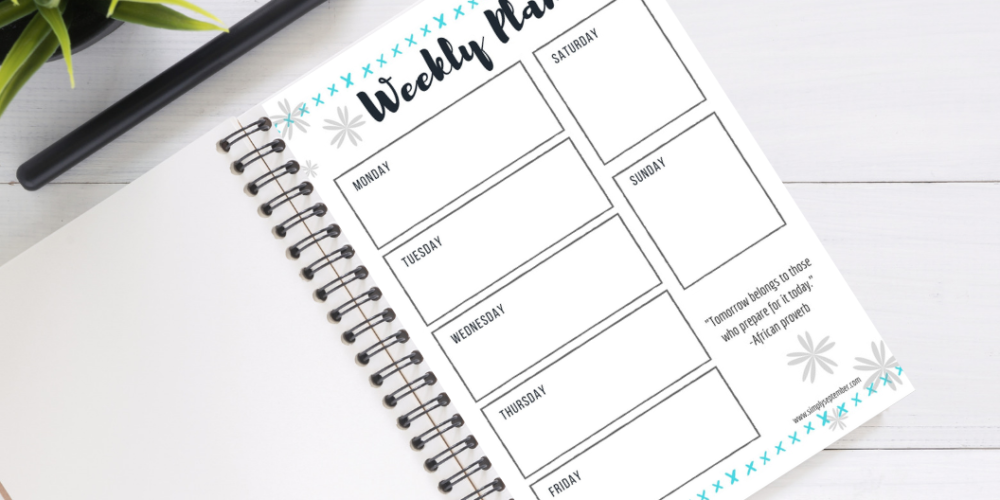 weekly planner printable, how to successfully complete your weekly to-do list free printable, successfully completing to-do list, to-do list, list, weekly plan, free printable, free printables, printable, printables, free weekly plan printable, weekly calendar printable, weekly calendar