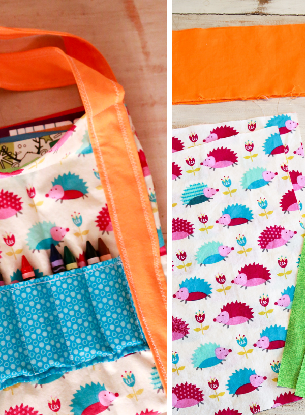 How to Make a Children’s Coloring Art Bag (TUTORIAL)