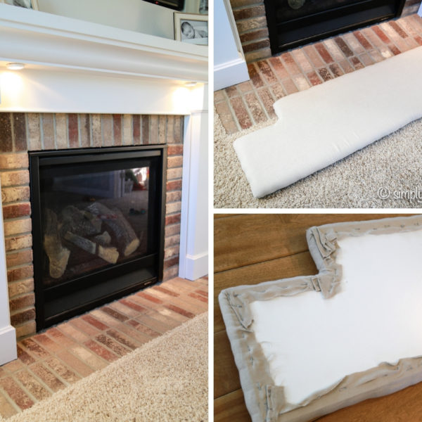 DIY hearth cushion, baby-proof fireplace, baby-proof, DIY fireplace cushion, fireplace cushion, DIY baby proof fireplace, fireplace, baby proof, fireplace cushion, how to baby-proof a fireplace, how to child-proof a fireplace, fireplace hearth, how to baby-proof a fireplace hearth, how to cushion a fireplace fireplace hearth