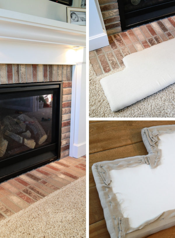 How to Baby Proof a Fireplace: DIY Hearth Cushion