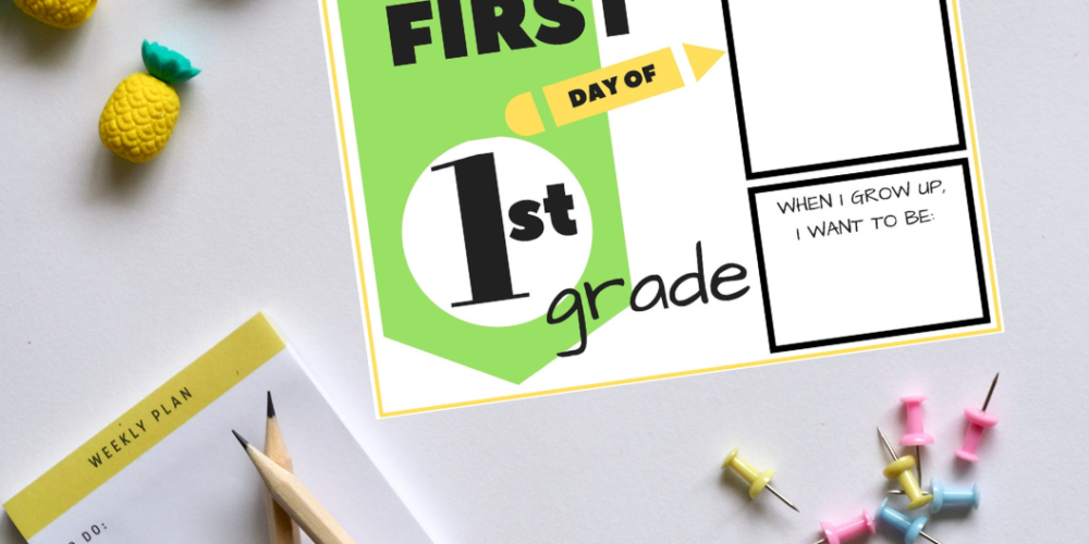 first day of school printables, school, first day of school, 3k, 4k, 5k, 1st grade, 2nd grade, 3rd grade, 4th grade, 5th grade, 6th grade, 7th grade, 8th grade, 9th grade, 10th grade, 11th grade, 12th grade, printable, free printable, family tradition, scrapbook, last day of school, 1st day of school sign, 1st day of school, 1st day