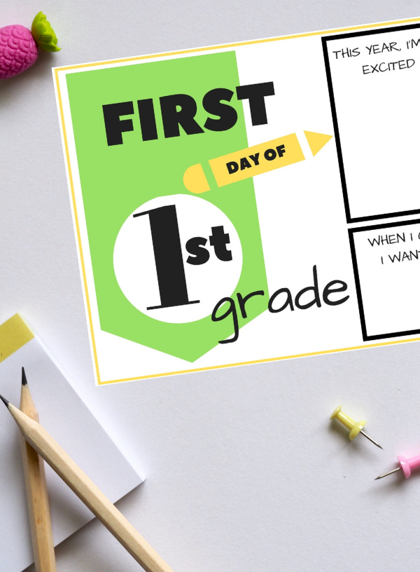 First Day of School Signs: FREE Printables