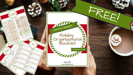 The Busy Woman’s Holiday Organizational Booklet