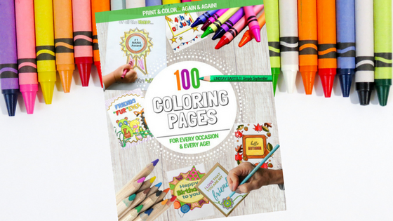 100 Coloring Pages- Digital Coloring Book