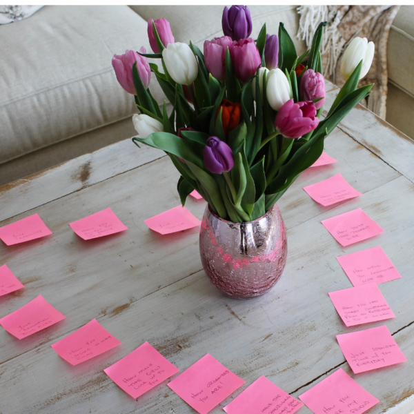 best Valentine's Day gift, The best valentine's day gift I ever received from my husband, the best DIY Valentine's Day gift, gifts for significant other, Valentine's Day gift for husband, post it notes, Valentine's Day love, showing your love to significant other