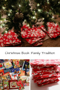 start a family tradition with christmas books, christmas books, family tradition, christmas family tradition, christmas tradition, children's books, children's christmas books, 25 days before christmas, days before christmas, countdown to christmas, wrapping books, books, book