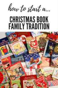 start a family tradition with christmas books, christmas books, family tradition, christmas family tradition, christmas tradition, children's books, children's christmas books, 25 days before christmas, days before christmas, countdown to christmas, wrapping books, books, book