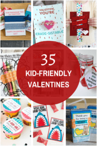 35 creative and free kid-friendly valentines, creative valentines, kid valentines, kid-friendly valentines, valentines, free valentines, valentine printables, candy valentines, non-candy valentines, prize valentines, last minute valentines