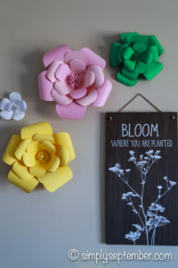 paper flowers nursery, designing a nursery with paper flowers, nursery, decorating nursery, girl's nursery, paper flowers, flower nursery, floral nursery, baby girl, baby, baby girl's nursery, creative nursery