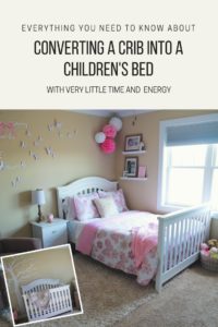 turning cot into toddler bed