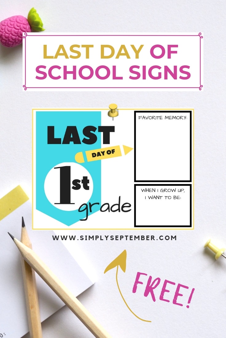 last day of school printables, school, last day of school, 3k, 4k, 5k, 1st grade, 2nd grade, 3rd grade, 4th grade, 5th grade, 6th grade, 7th grade, 8th grade, 9th grade, 10th grade, 11th grade, 12th grade, printable, free printable, family tradition, scrapbook