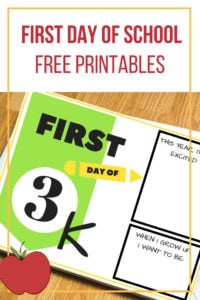 first day of school printables, school, first day of school, 3k, 4k, 5k, 1st grade, 2nd grade, 3rd grade, 4th grade, 5th grade, 6th grade, 7th grade, 8th grade, 9th grade, 10th grade, 11th grade, 12th grade, printable, free printable, family tradition, scrapbook, last day of school, 1st day of school sign, 1st day of school, 1st day