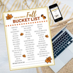 fall bucket list, fall, autumn, bucket list, autumn bucket list, what to do in fall, ideas for fall, fall ideas, what to do in autumn, how to enjoy fall, what to do with family in fall, kid activities in fall, fall kid activities, fall fun, free printable, fall bucket list free printable, free, printable, how to enjoy fall, 50 ways to enjoy fall, 50 ways, the ultimate fall bucket list