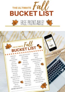 fall bucket list, fall, autumn, bucket list, autumn bucket list, what to do in fall, ideas for fall, fall ideas, what to do in autumn, how to enjoy fall, what to do with family in fall, kid activities in fall, fall kid activities, fall fun, free printable, fall bucket list free printable, free, printable, how to enjoy fall, 50 ways to enjoy fall, 50 ways, the ultimate fall bucket list