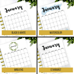 2018, 2018 calendars, free printable calendars, free calendars, calendar designs, watercolor calendars