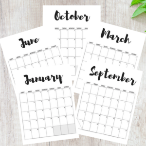 2018, 2018 calendars, free printable calendars, free calendars, calendar designs, watercolor calendars