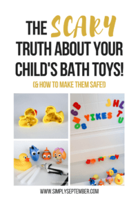 The Scary Truth About Your Childs Bath Toys How To Make Them Safe, bath toys, black mold, mold, moldy bath toys, rubber ducky, making bath toys safe, bath time, bath, toys