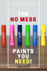 Kwik Stix, mess-free, no mess, no mess painting, painting, kids painting, kids paint projects, kwik stix paints, mess-free painting, mess, painting