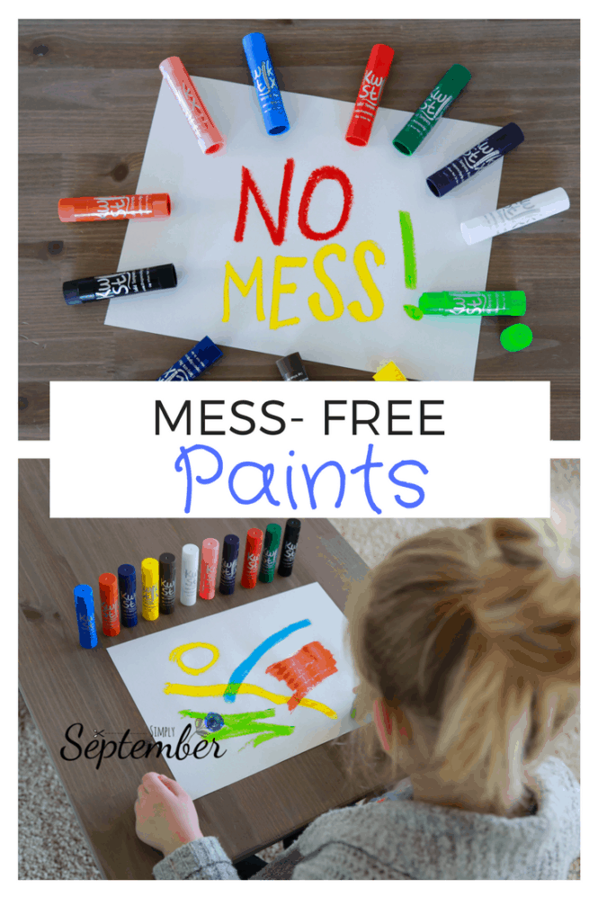 How to Paint WITH Your Children, but WITHOUT the Mess! - Simply September