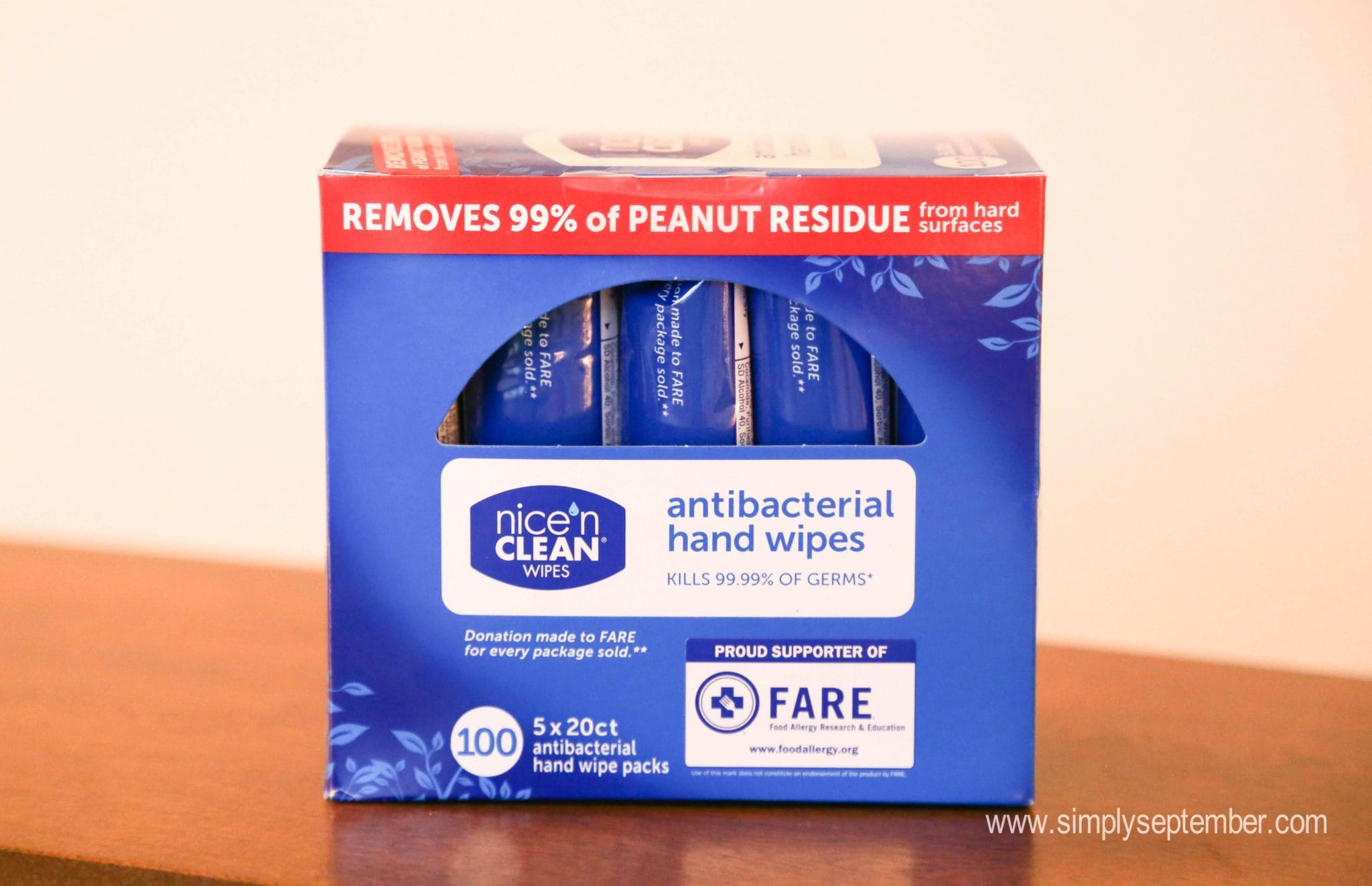 antibacterial wipes, flu season, preventing the flu, fighting the flu, nice n' CLEAN, hand wipes, sanitizer, clean hands, germs, preventing germs, simply september