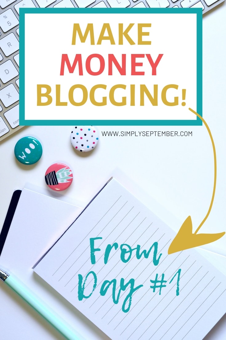 how to make money blogging from day 1, how to make money as a blogger, everything you need to know about making money as a blogger, affiliates, sponsored posts, ad networks, launching your own product, starting a blog