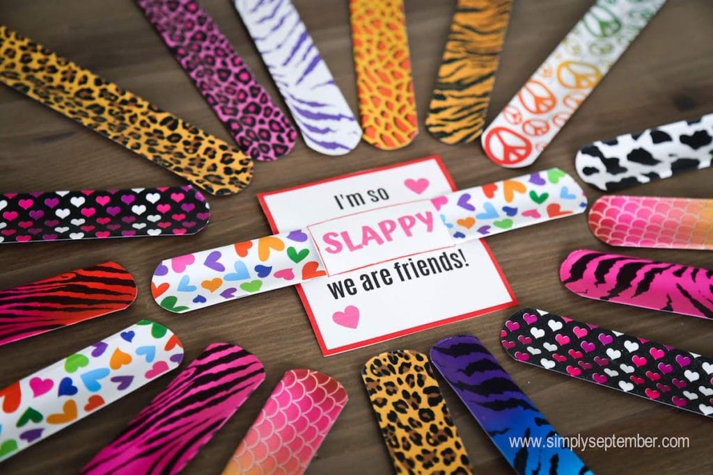 Free Slap Bracelet Valentine Printables You'll Love Simply September