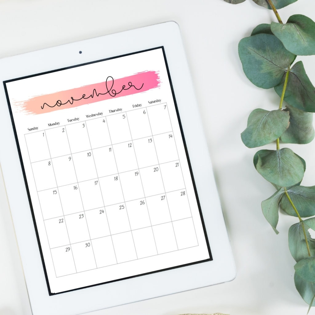 Free and Beautiful 2020 Printable Calendars - Simply September