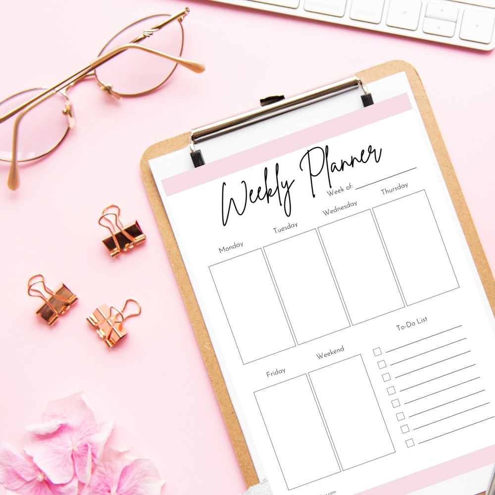 Weekly Planner Printable - Simply September